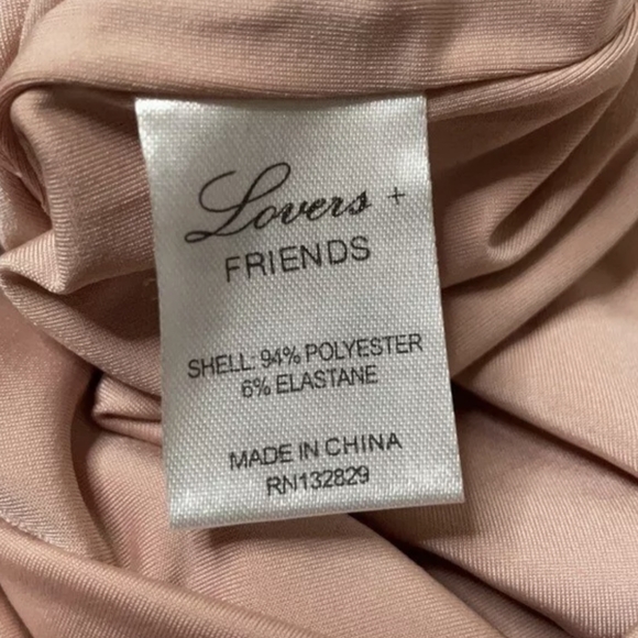 Lovers&friends REVOLVE Dress. Sexy Blush Pink/Nude. Size Medium - Picture 7 of 7